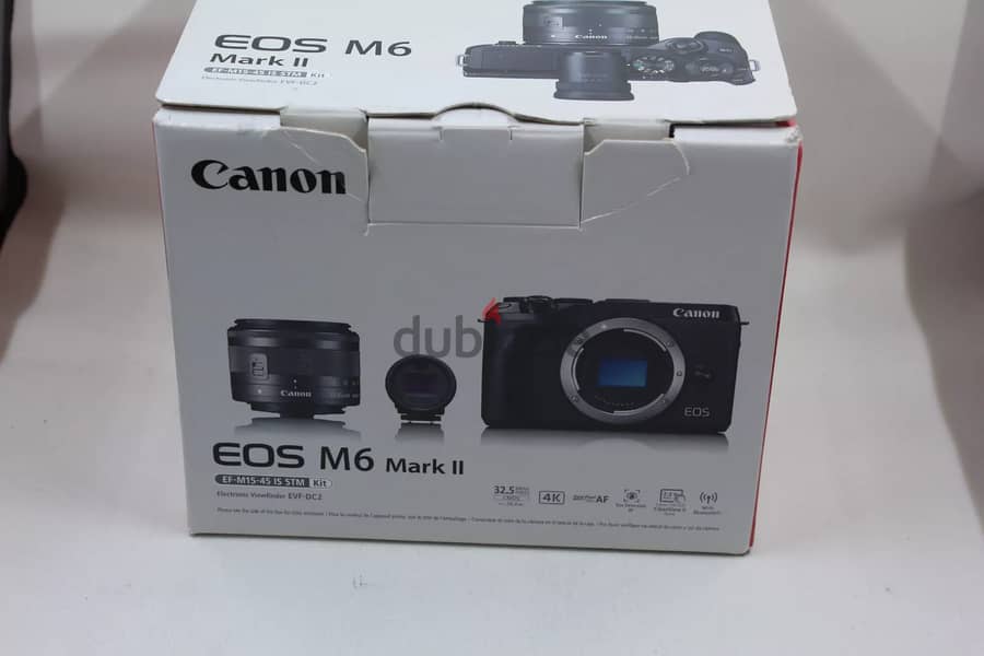 WhatsApp + 31687040507 Canon EOS M6 Mark II Mirrorless Camera – 4K UH 0