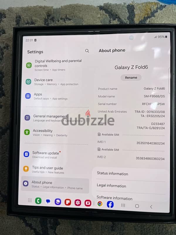 Samsung Galaxy Z Fold 6 512gb Silver 8