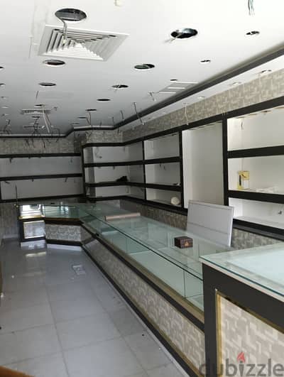 A gold shop for rent