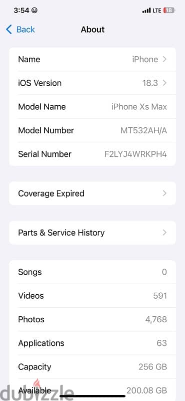 iPhone xsmax 256 gb 3