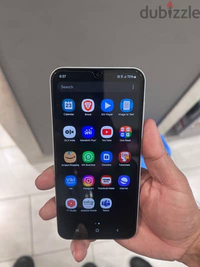 Samsung A15.5G with 4+4= 8gb ram 128gb memory with box cable all