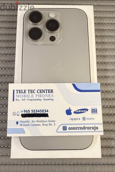 iPhone 16 Pro 5G 1 TB Natural titanium Used!