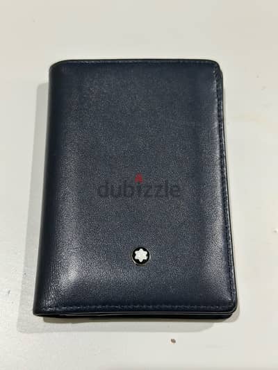 MONTBLANC card holder dark blue original