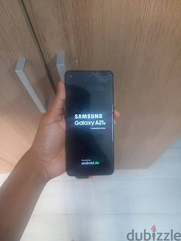 Samsung a21s 64gb (works perfectly js the top right screen is craked) 3