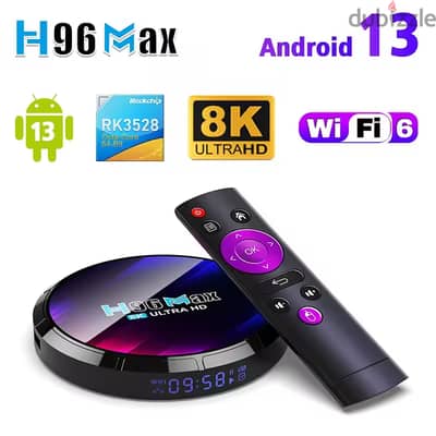 H96 MAX Android Box for sale. New one with warranty. Android 13.