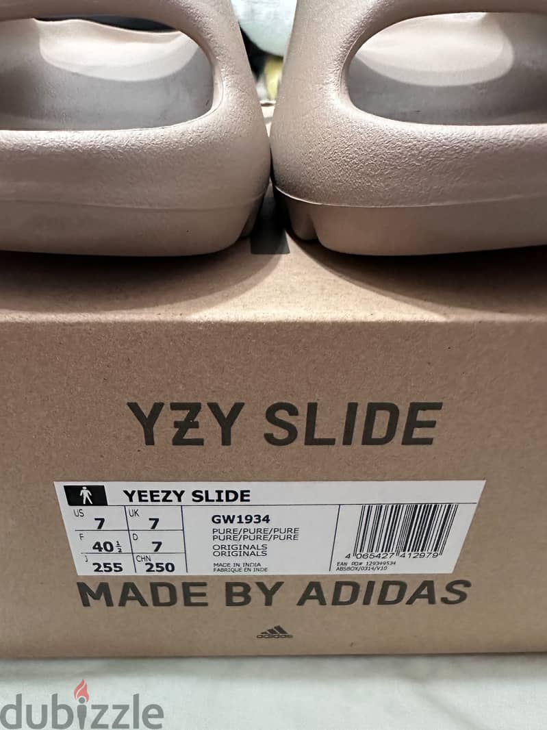 Yeezy Slides - Pure : (Used Size 7us)_Original 2