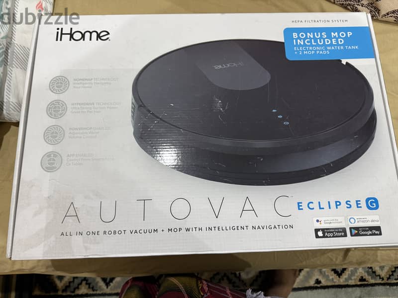 iHome Robot Vaccum Autovac Eclipse G Brand new for Immediate Sale 1