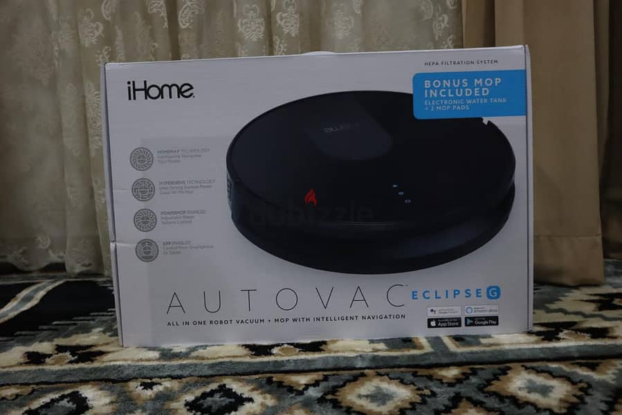 iHome Robot Vaccum Autovac Eclipse G Brand new for Immediate Sale 3