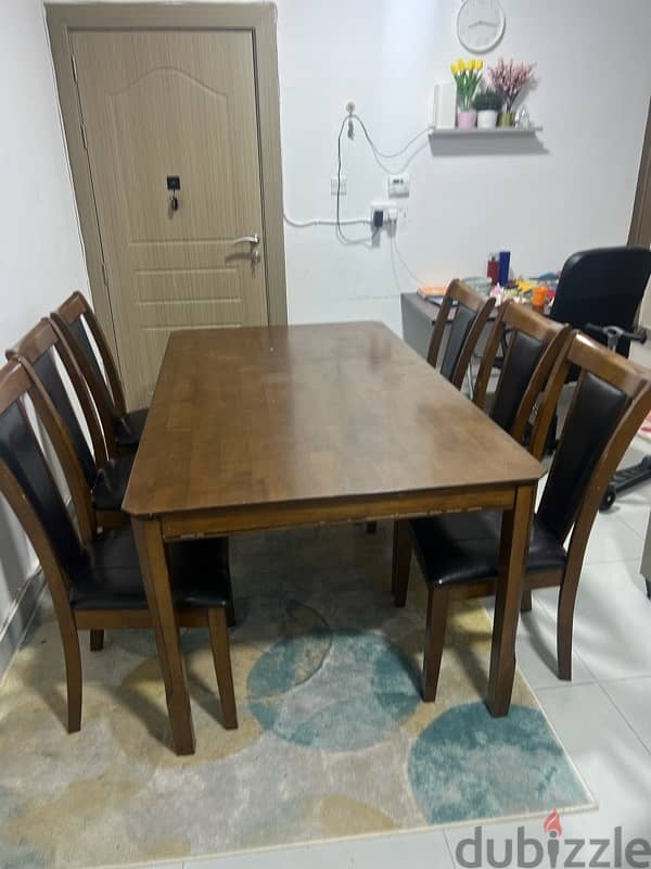 Dining table with chair 1