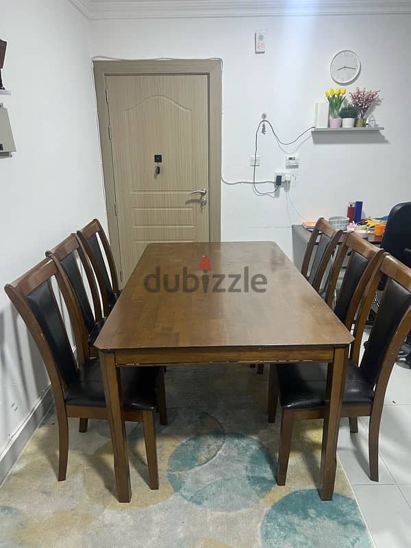 Dining table with chair 3