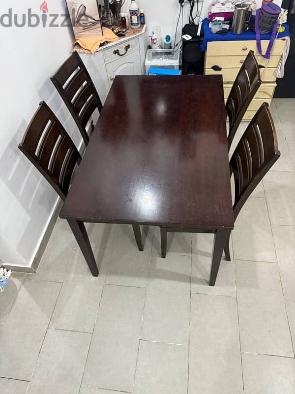 Dining table with 4 chairs 2