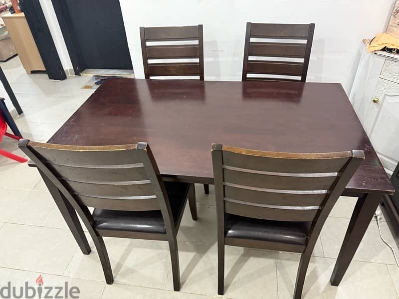 Dining table with 4 chairs 4