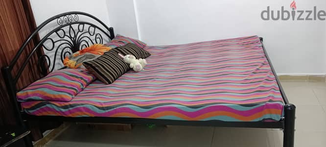 King size bed without mattress for sale