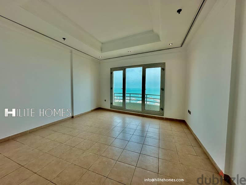 Two bedroom sea view floor for rent in Salmiya 1