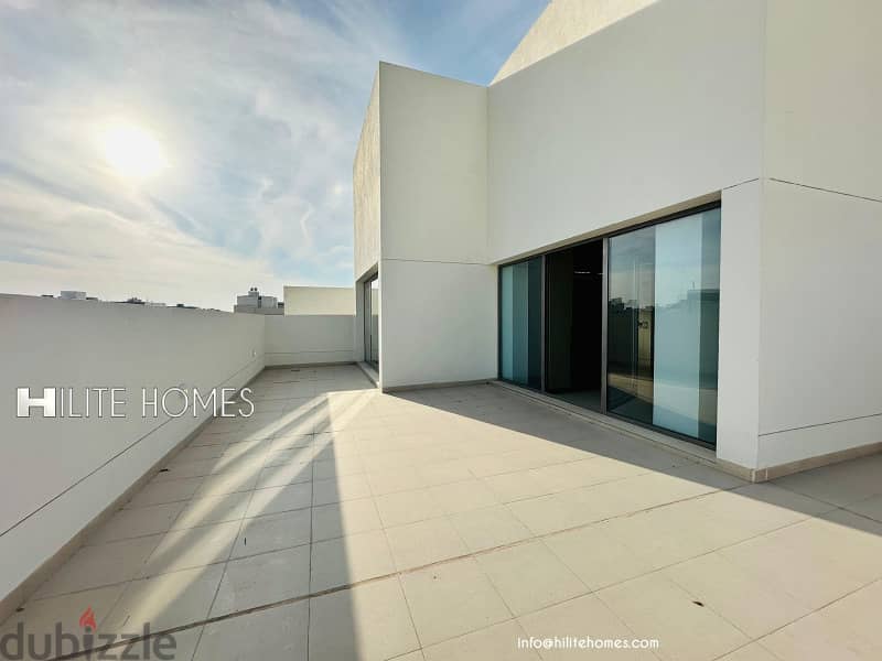 Three bedroom Roof top floor for rent in Al Massayel 2