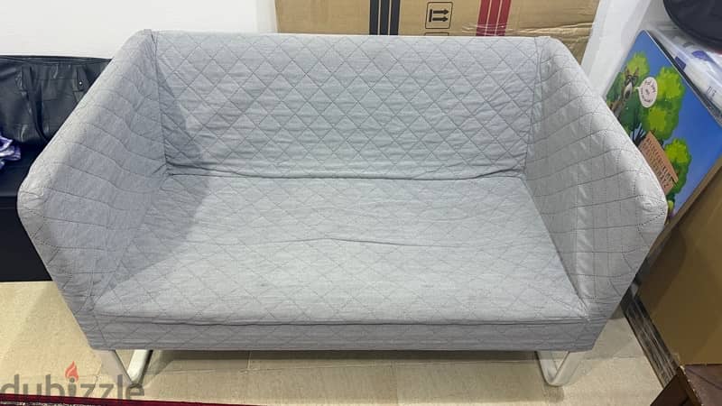 2-Seat Sofa from IKEA, Fabric, Light Grey 1