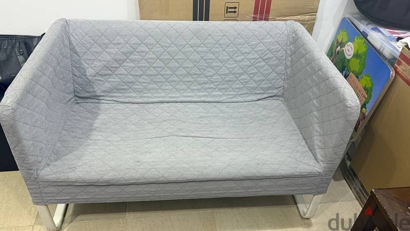 2-Seat Sofa from IKEA, Fabric, Light Grey 5