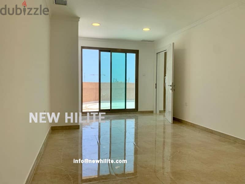 Renovated penthouse with terrace for rent in Salwa 1