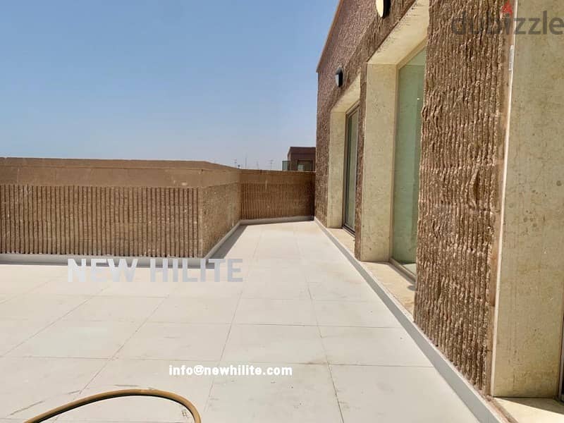 Renovated penthouse with terrace for rent in Salwa 12