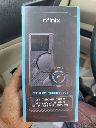 infinix GT 20 pro  accessories new not open  case  fan  finger sleeves