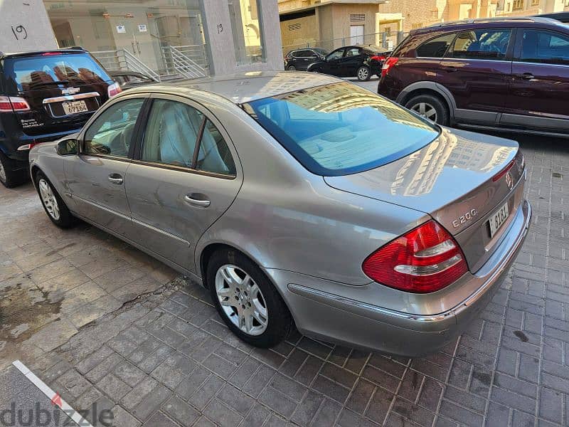 2003 mercedes E 200 7