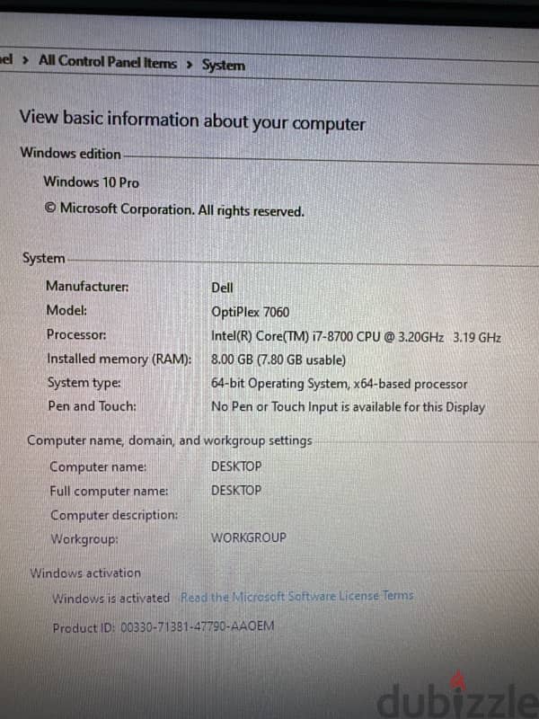 dell optiplex 7060 2