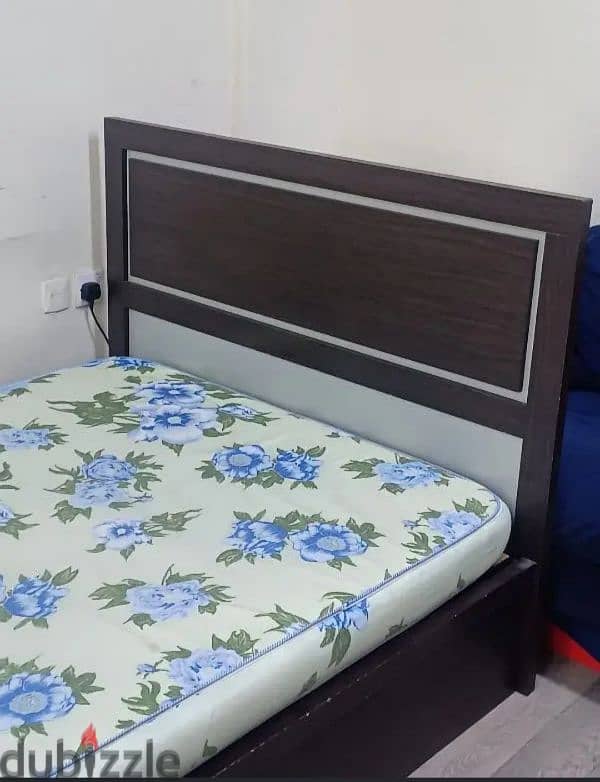 Double bed with mattress 2