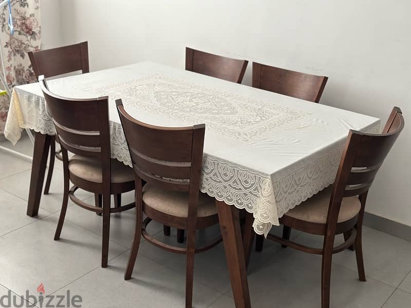 Dining Table with 6 chairs 2