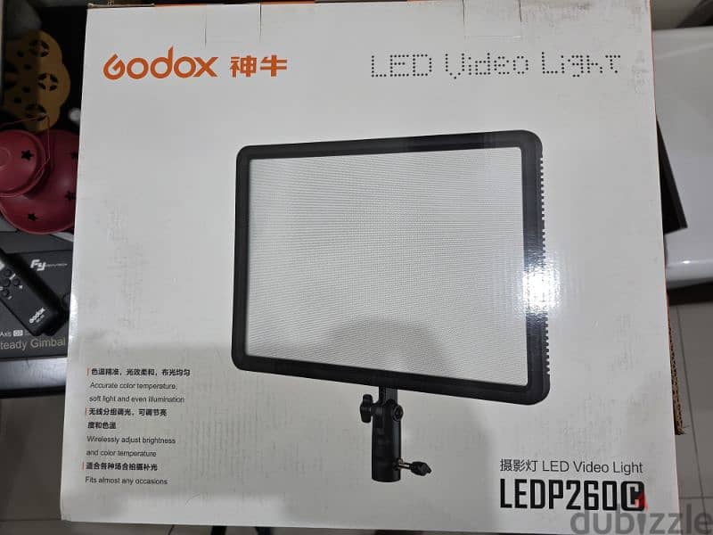 Godox LED light with stand 1