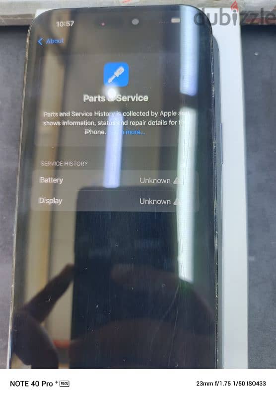 I phone 14pro max 256 GB LCD change and battery 3