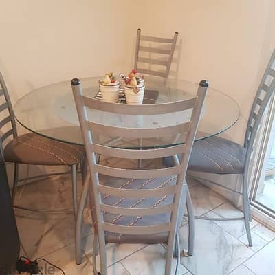 dining table with 4 chairs