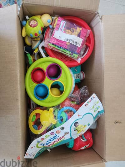 Box of toys for below 3 years