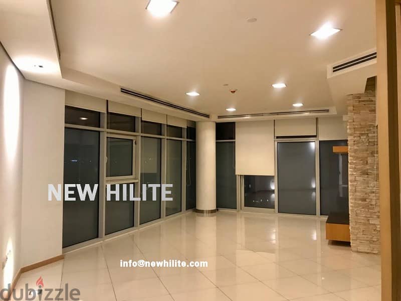 Modern full floor Seaview apartment for rent in Salmiya 0