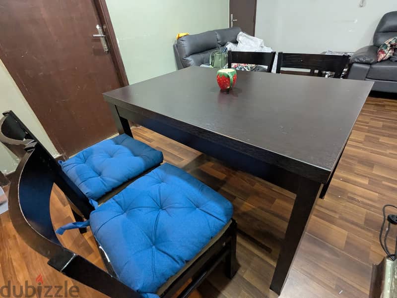 4 Seater Dining Table and Chairs 1