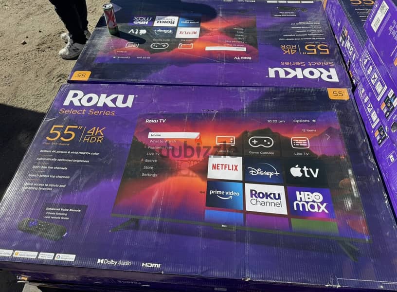 Roku Smart TV – 55-Inch Select Series 4K HDR RokuTV 2