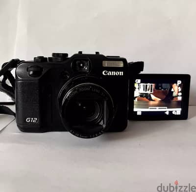 Canon PowerShot G12 10.0MP Digital Camera - Black