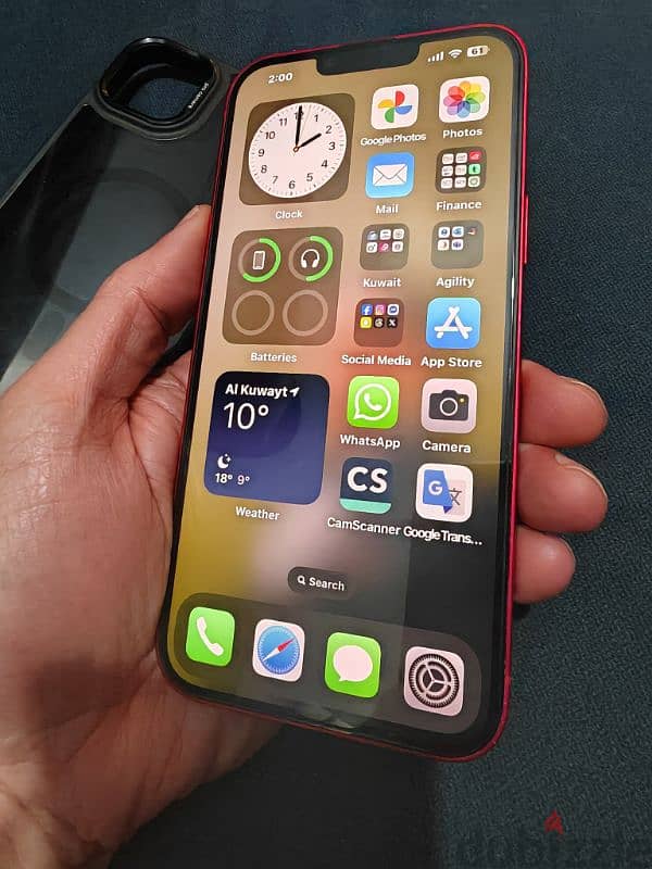 14 Plus 128GB Red color very good device 0