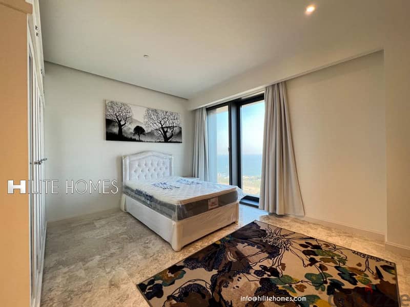 Luxurious Three Bedroom Furnished Floor for Rent in Sabah al Salem 1