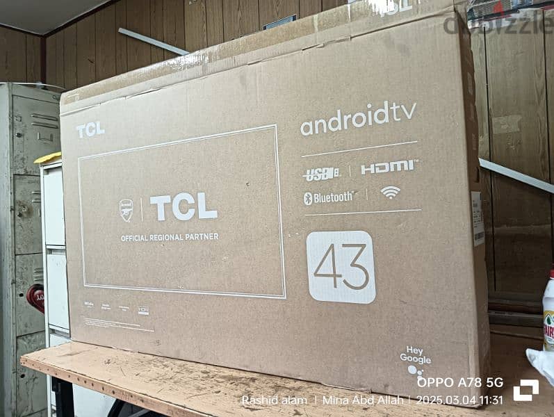 new TCL smart tv 43 inch emty cartoon available 1