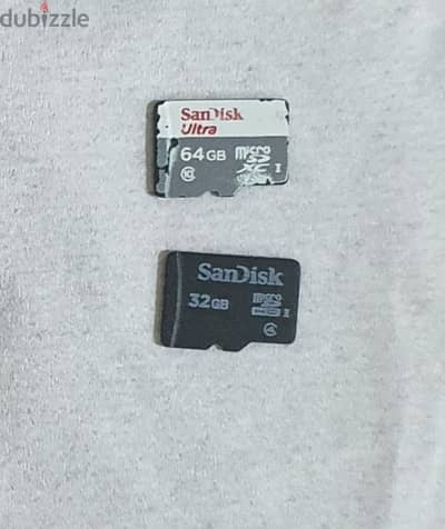 memory card 64Gb & 32gb 2pcs SanDisk