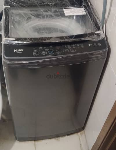 One month used Haier Automatic washing machine with bill and warranty