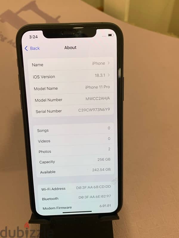 iPhone 11 Pro 256gb battery 85% not open device same like new conditio 19