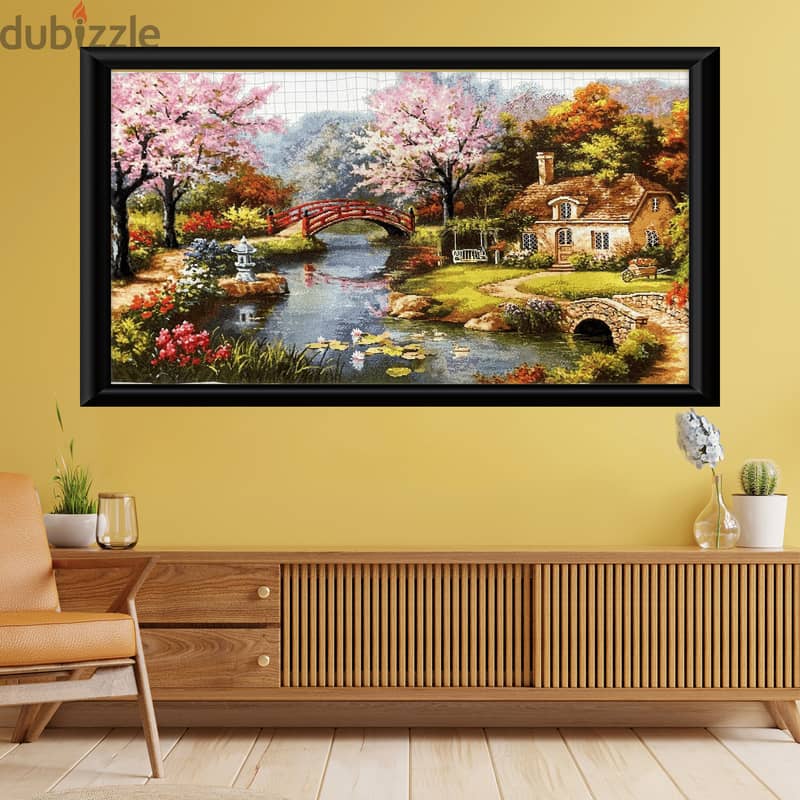 Large Cross Stitch | Chinese Garden Design | Cross Stitch Art 2