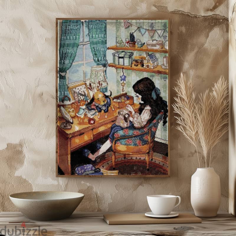 Handmade Girl | Handmade | Cross Stitch Art | Unique Girl Design 2