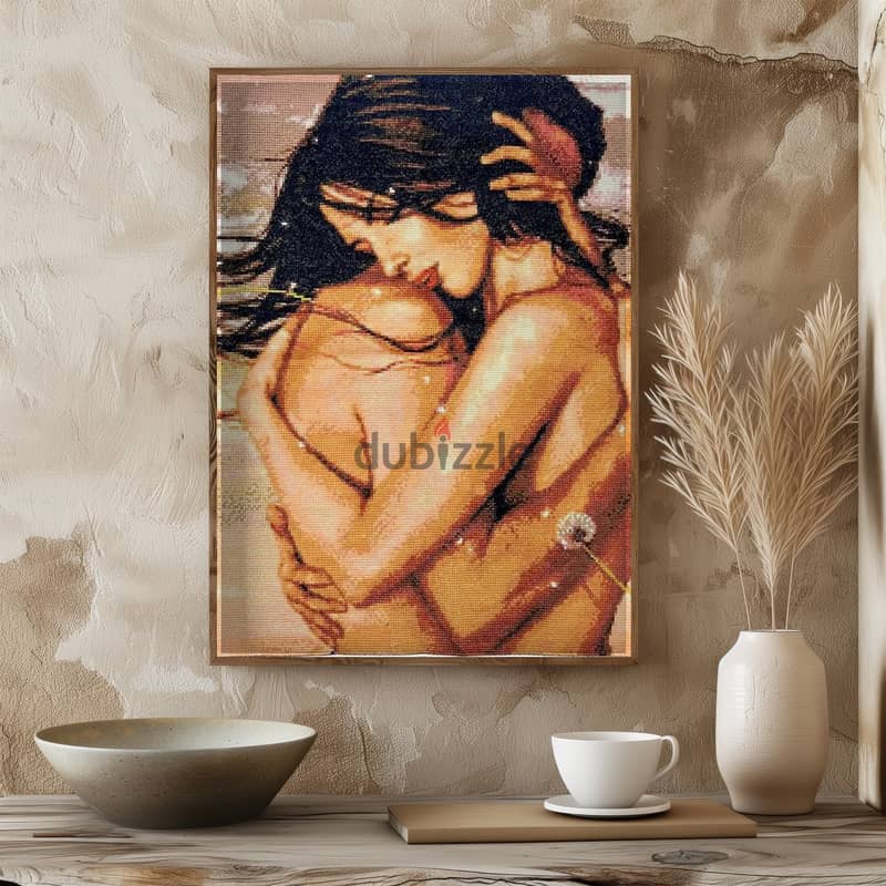 Handmade Cross Stitch | Cross Stitch Art | Unique Gift for Couples 2