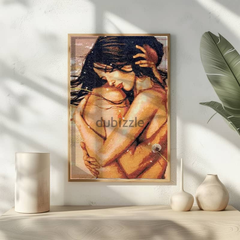 Handmade Cross Stitch | Cross Stitch Art | Unique Gift for Couples 4