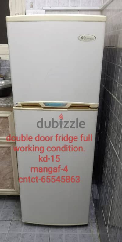 wansa double door refrigerator