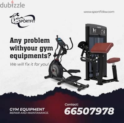 Fitness equipment repair service