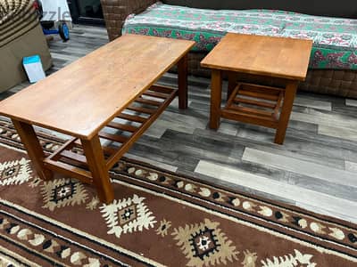 WOODEN COFFEE CENTER TABLES FOR SALE IN MANGAF