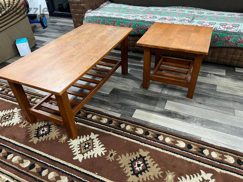 WOODEN COFFEE CENTER TABLES FOR SALE IN MANGAF 0